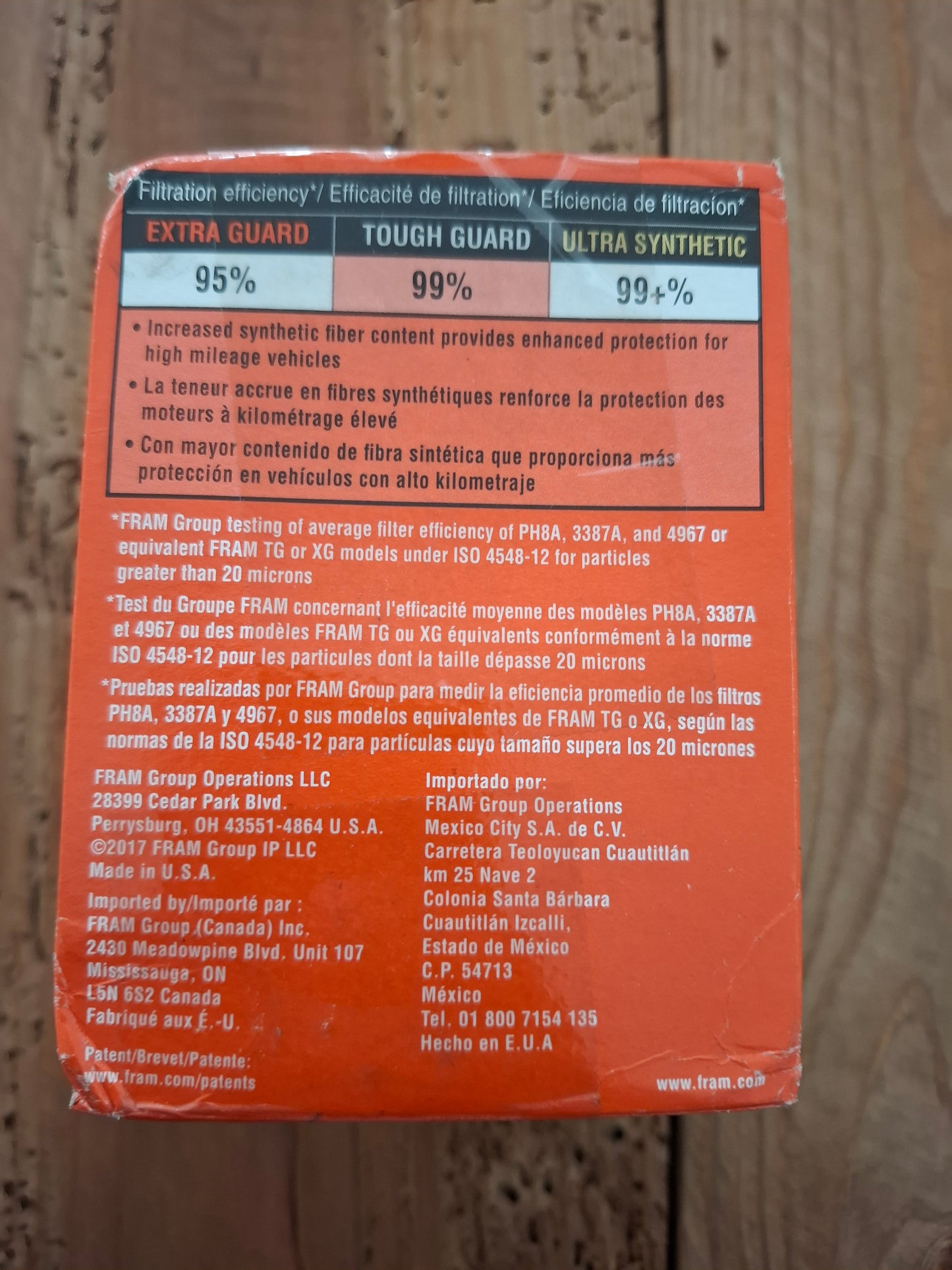 FRAM Tough Guard Premium Oil Filter – TG3682 (NA & TT) - Nissan 300ZX Z32