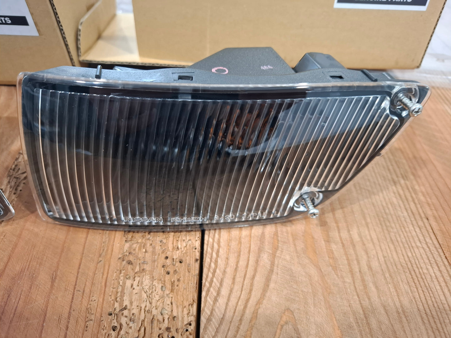 OEM Smoked Front Driving Lights – 26125-VP126 and 26120-VP126 - Nissan 300ZX Z32 - PAIR - Left Hand and Right Hand Sides - Factory Seconds