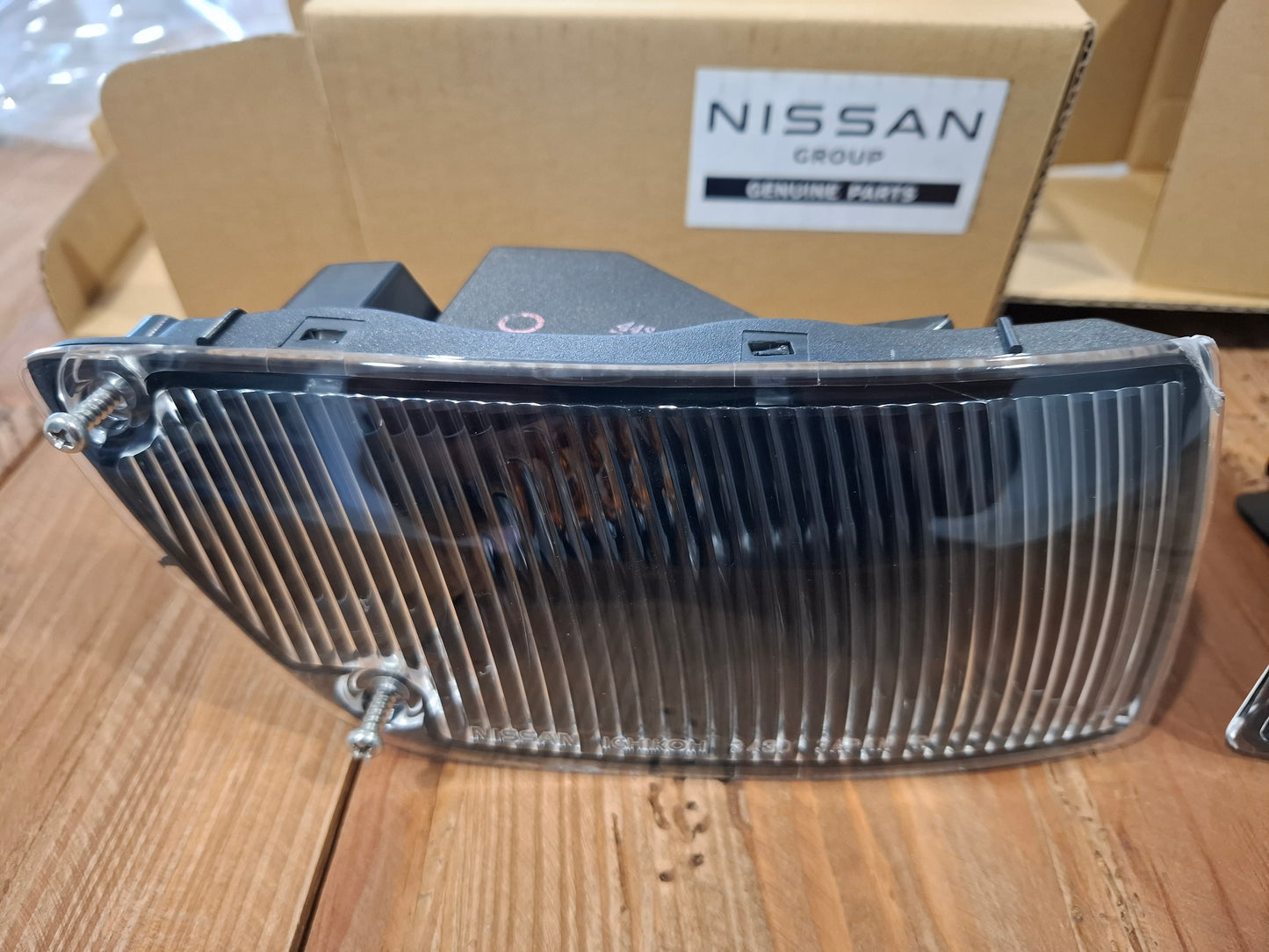 OEM Smoked Front Driving Lights – 26125-VP126 and 26120-VP126 - Nissan 300ZX Z32 - PAIR - Left Hand and Right Hand Sides - Factory Seconds