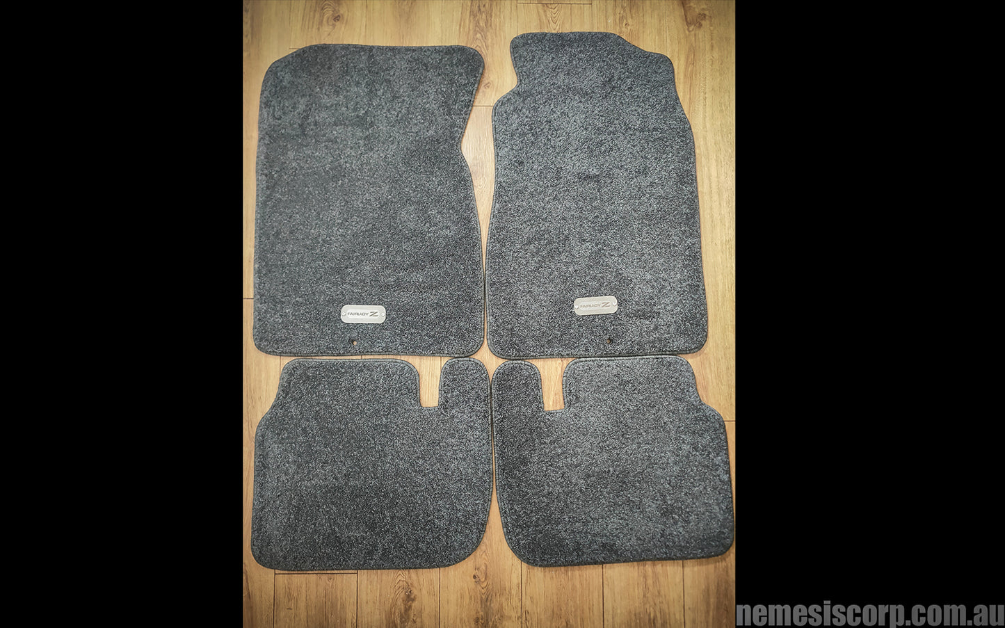 Nissan 300zx Z32 Plush and Luxurious Floor Mats in grey Front and rear