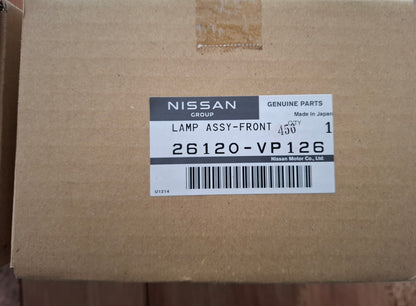 OEM Smoked Front Driving Lights – 26125-VP126 and 26120-VP126 - Nissan 300ZX Z32 - PAIR - Left Hand and Right Hand Sides - Factory Seconds