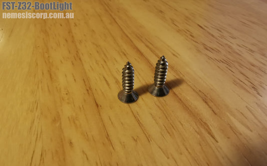 Boot Light Screw Fastener Kit - Nissan 300ZX Z32