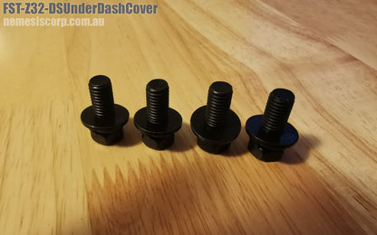 Under Dash Cover Drivers Side Screw Fastener Kit - Nissan 300ZX Z32