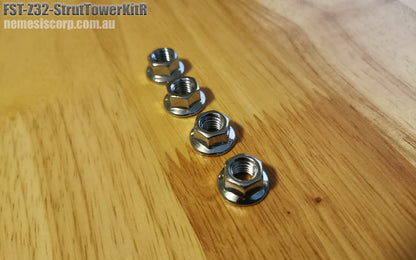 Rear Strut Tower Nut Fastener Kit - Nissan 300ZX Z32