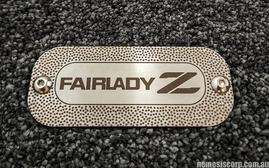 Nissan 300zx Z32 Fairlady Z Plaque Emblem Front Side